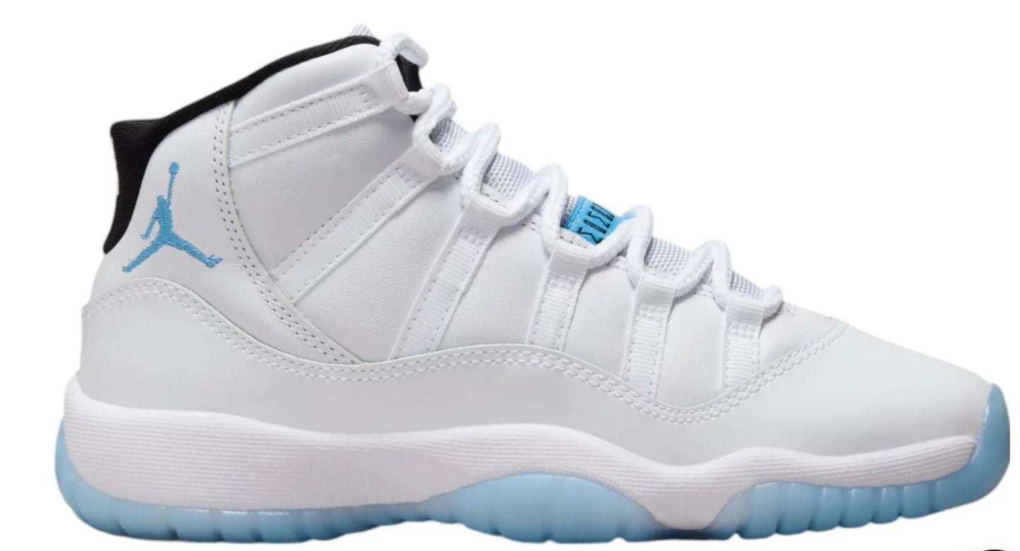Columbia Legend Blue Jordan 11's